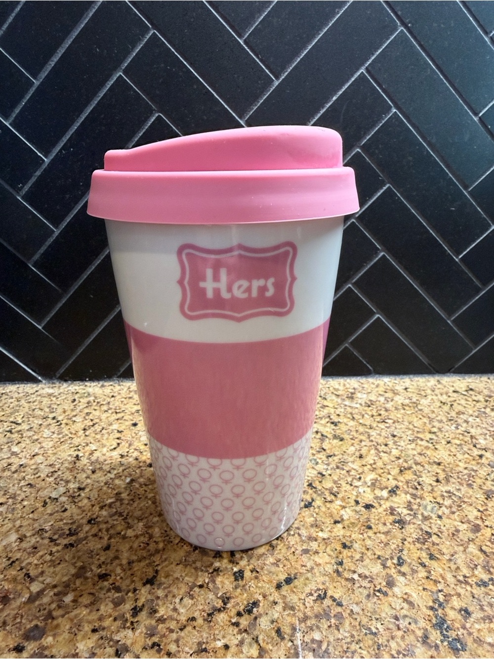 “Hers” Travel Coffee Mug